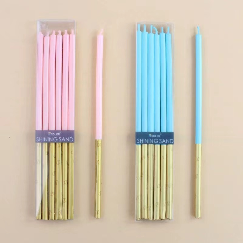 Luxury Candle Supplies Usa - 6 adet Uzun Doğum Günü Mum