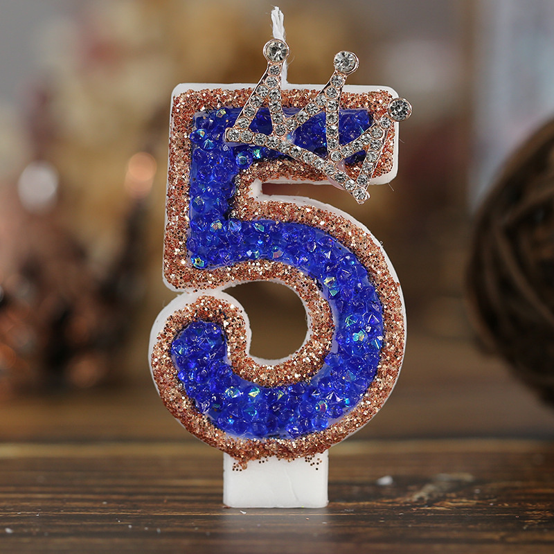 Mavi Doğum Günü Numaraları Mum - Luxury Candle Supplies Usa incelemesi ve fiyatı