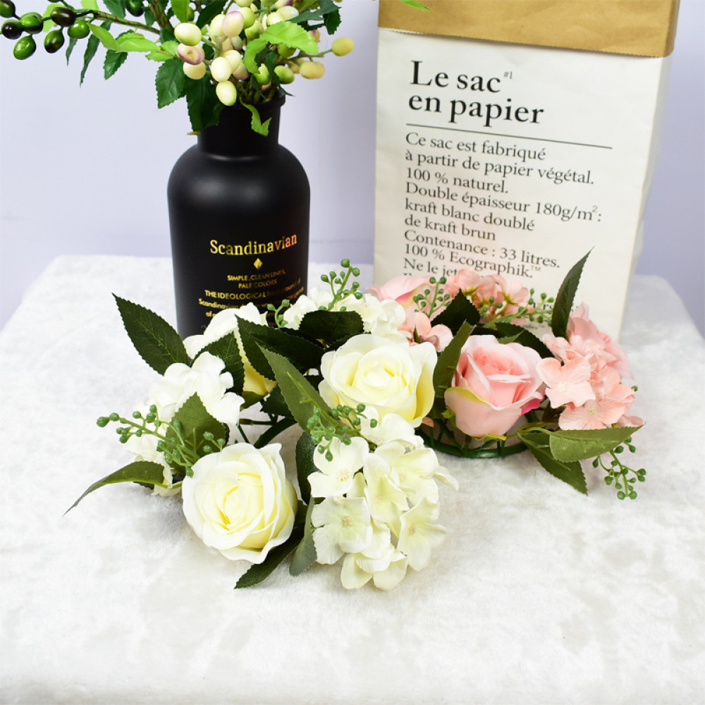 Gerçekçi Gül Çelengi Çiçek Dek - Luxury Candle Supplies Usa incelemesi ve fiyatı